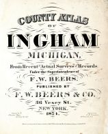 Ingham County 1874 with Lansing 